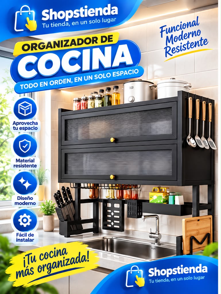 ✨ Más Espacio, Menos Desorden: Platero Premium de 2 Niveles con Tapas Protectoras